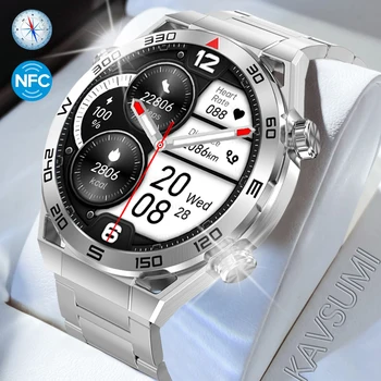 Новите смарт Часовници DT UltraMate Мъжки NFC ECG + ТОЧКИ Bluetooth Предизвикателство GPS Тракер Движение Компас Гривна Бизнес Смарт Часовници За Huawei