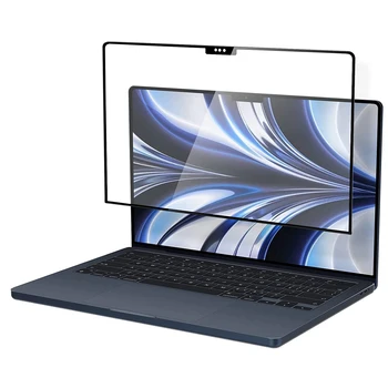 Защитно фолио от закалено стъкло 9H с пълно покритие за новия MacBook Air 13,6 инча (чип M2, издаден през 2022 г.)