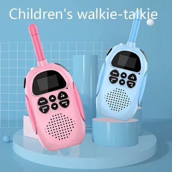 новост 2021 г., детска преносима радиостанция DJ100, безжичен сигнал на 3 км, USB зареждане, за да интерактивни играчки за родители и деца на улицата
