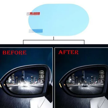 Автомобилно огледало за обратно виждане непромокаемая филм странично прозореца на колата Водоотблъскваща филм Обратната рефлектор Противотуманная прозрачен водоустойчив филм