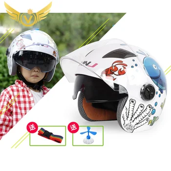 Мотоциклет шлем, детска безопасност, спортен мотор, мотоциклет шлем с две лещи, открит каска за защита на лицето, аксесоари за мотоциклети