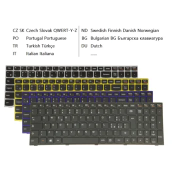 Клавиатура за лаптоп Lenovo Ideapad E50-70 E50-80 E51-80 G50-30 G50-45 G50-70 G50-70m G50-80 G51-35 CZ SK DU PO TR Италиански ND BG